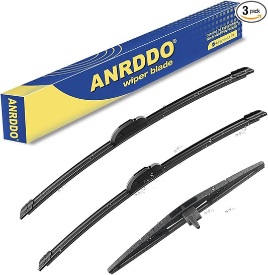 3 wipers Replacement for 2009 2010 2011 2012 2013 2014 2015 Honda Pilot by ANRDDO