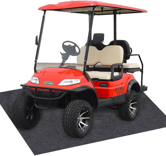 Large Rubber Mat 6.6x8.5 Feet Oil Absorbent Garage Mat by TRIDOK