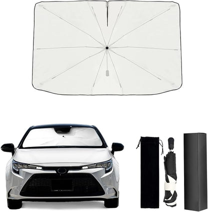 Umbrella Sunshade for Toyota Corolla Accessories 2025, Foldable Windshield by Raspillere