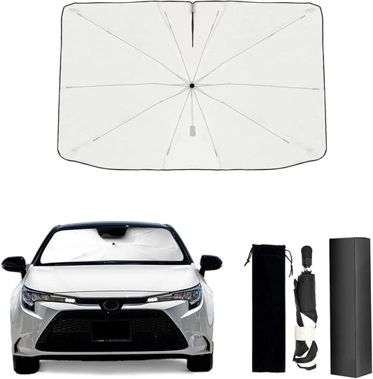 Umbrella Sunshade for Toyota Corolla Accessories 2025, Foldable Windshield by Raspillere