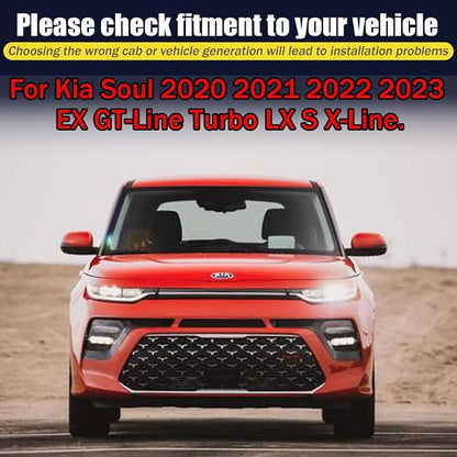 Rain Guards for Kia Soul 2020-2023, Tape-on Side Window Deflectors for Kia Soul - Image 6