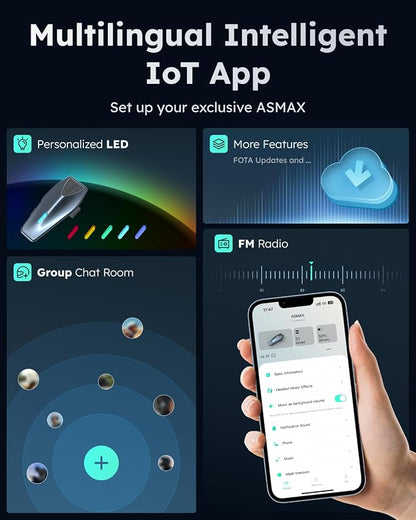 S1 Motorcycle Bluetooth Headset - Image 5