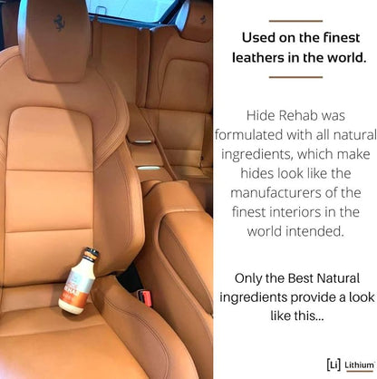 Lithium Hide Rehab Car Leather Cleaner and Conditioner - Image 4