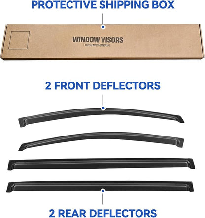 Window Visors Rain Guards Shield - Image 5