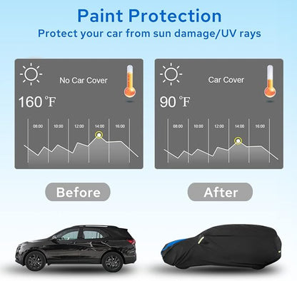 Avecrew SUV Car Cover Waterproof All Weather - Image 5