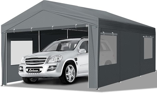 VINGLI 12x20 Carport Canopy Portable Garage by VINGLI