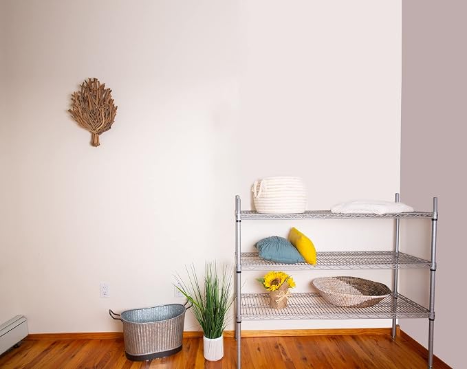 Omega 12" Deep x 30" Wide x 54" High 3 Tier Gray Starter Shelving Unit - Image 2