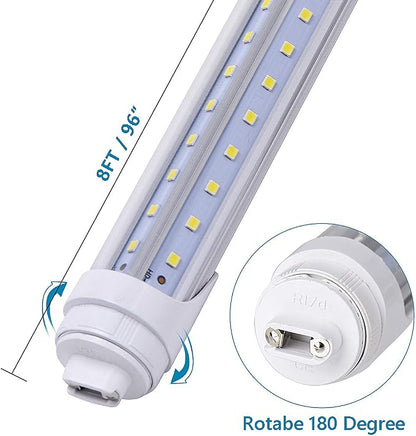 4 Pack, R17D/HO 8FT LED Bulbs - Image 5