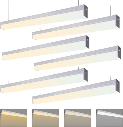 6PK 4FT LED Shop Light，Led Garage Ceiling Lights, LED Workbench Light，LED by ULL