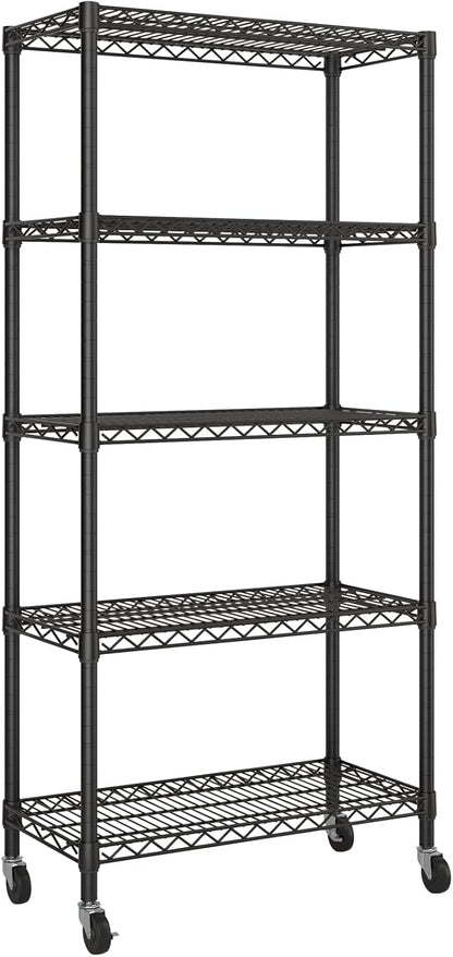 SINGAYE 5 Garage Heavy Duty Shelving Unit Kitchen Pantry Close Home Organizers - Image 9
