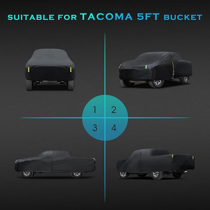 Car Cover Waterproof All Weather Full Outdoor Pickup Truck Cover Rain UV - Image 8