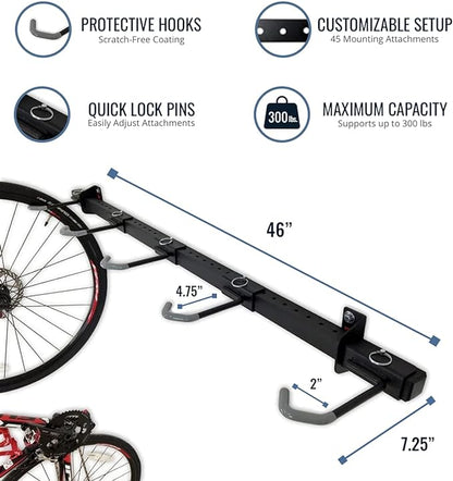 StoreYourBoard Bike Storage Rack – Heavy Duty Garage Bike Rack - Image 3