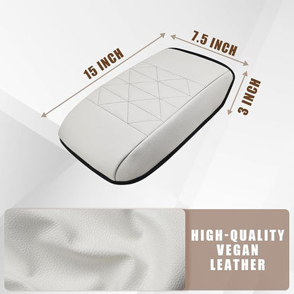 Muslogy for Accord 2025 2024 2023 Center Console Cover Armrest Pad Vegan - Image 7