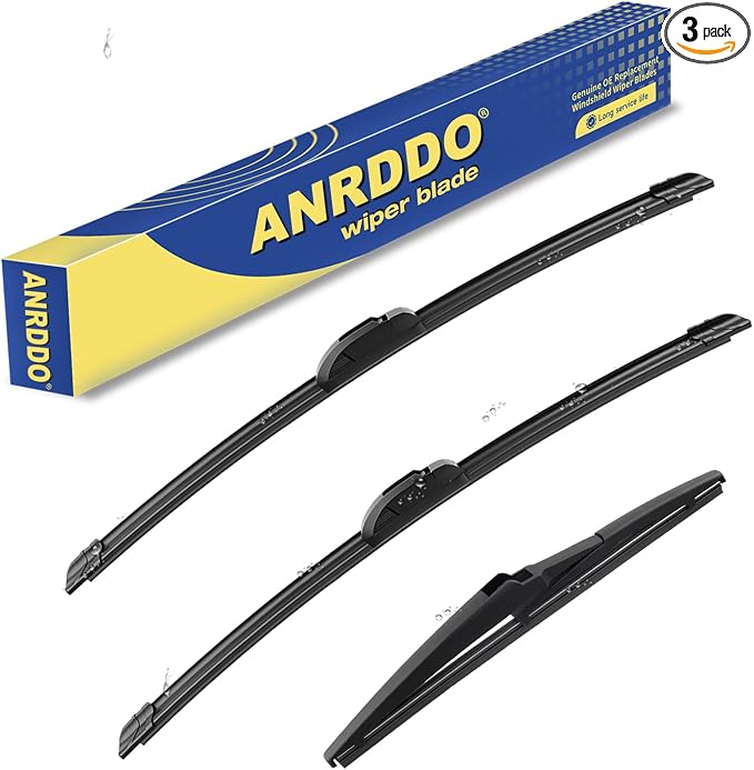 3 wipers Replacement for 2012 2013 2014 2015 2016 Honda CRV CR-V Windshield by ANRDDO