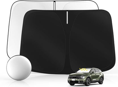 Windshield Sun Shade for Kia Sportage 2023-2025 2026 Foldable Sunshade Custom by SULAGIWINDSHIELDSUNSHADE