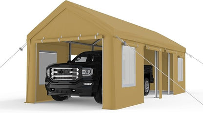 13x25ft Carport, Heavy Duty Carport by GarveeLife