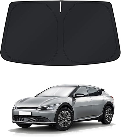 KUST Windshield Sun Shade for Kia EV6 2022 2023 2024 2025 Window Shade Sun by KUST