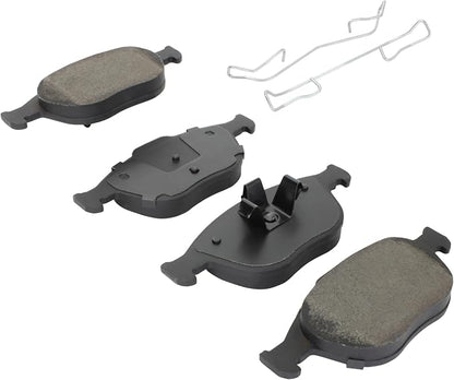 Premium Semi-Metallic Front Brake Pads Compatible - Image 2