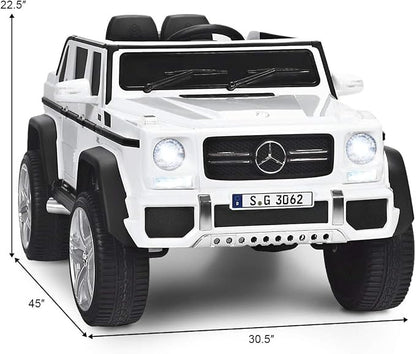 HONEY JOY Ride On Truck, Licensed Mercedes-Benz Maybach G650 Battery Powered - Image 8