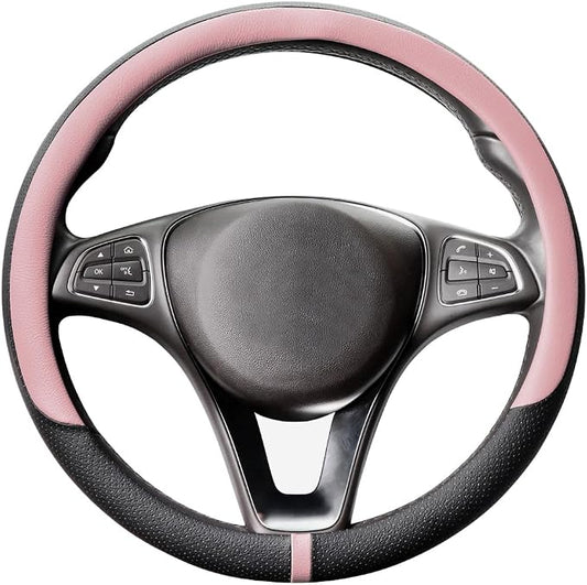 COFIT Breathable Car Steering Wheel Cover 15 inch Auto Universal Leather Wrap by COFIT