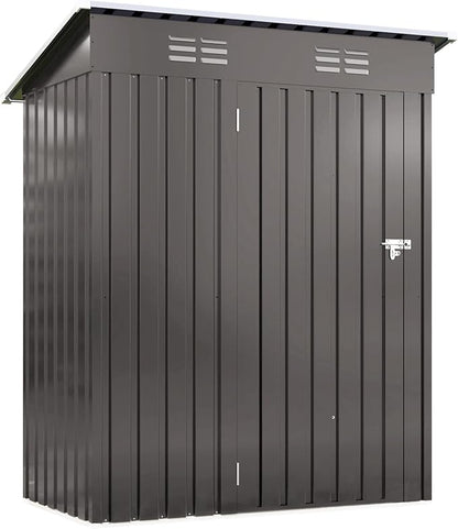 IKERY 5X3 FT Metal Outdoor Storage Shed, Tool Shed - Image 8
