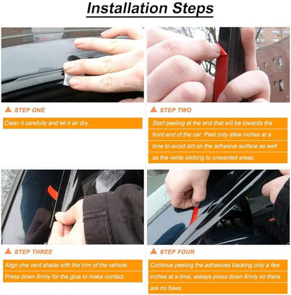 Smoke Window Visors Compatible - Image 6