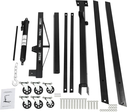 2 Ton Folding Engine Hoist 6.89Ft Lifting Height Heavy Duty Carbon Steel Crane - Image 6