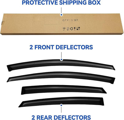 Window Visors Rain Guards Shield - Image 5