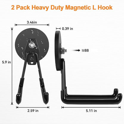 ENUODA Strong Magnetic Hooks Heavy Duty Large Magnet Hooks Heavy Duty Garage - Image 2