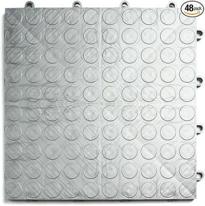 Big Floors GarageDeck Coin Pattern, Durable Copolymer Interlocking Modular by BigFloors