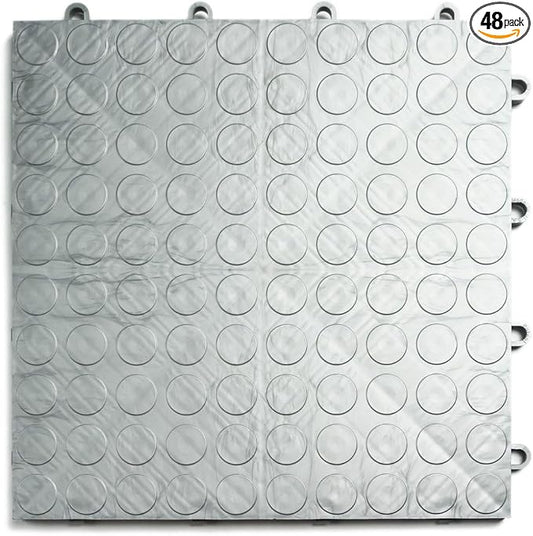 Big Floors GarageDeck Coin Pattern, Durable Copolymer Interlocking Modular by BigFloors