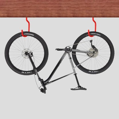 SMARTOLOGY Bike Storage Hook, Bike Hanger, Rubber Coated Heavy Duty Large Screw - Image 5