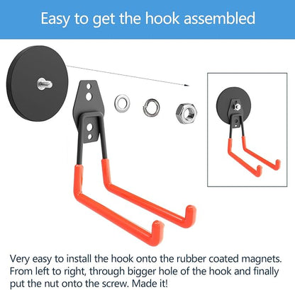 Heavy Duty Large Magnetic Hooks, Strong Magnet Hooks - Image 5