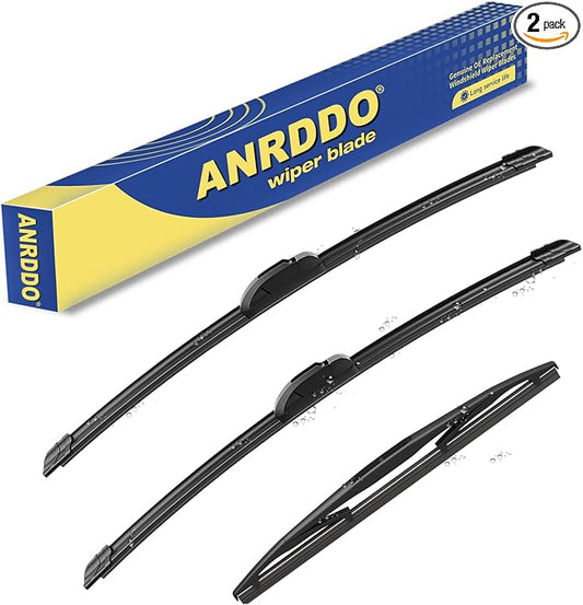 3 wipers Replacement for 2009 2010 2011 2012 2013 2014 2015 Nissan Murano by ANRDDO