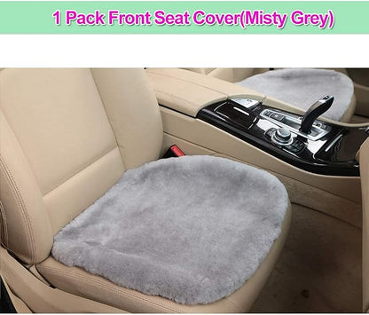 20 inchs Fluffy Shearling Sheepskin Car Seat Cover - Image 2