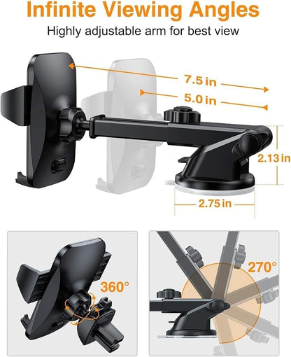 Car Phone Holder VANMASS【2025 Ultimate Military-Grade Upgraded】Suction Cell - Image 9