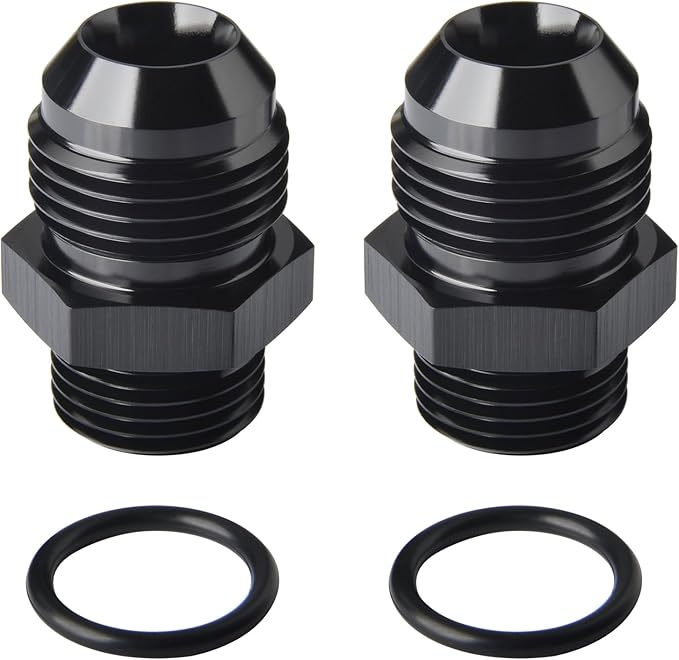 10AN Male Flare to 6AN ORB O-ring Boss Fuel Pump Rail Adapter Fitting Aluminum by Podavelle