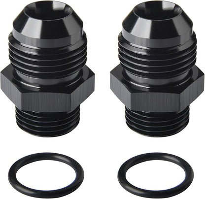 10AN Male Flare to 6AN ORB O-ring Boss Fuel Pump Rail Adapter Fitting Aluminum by Podavelle