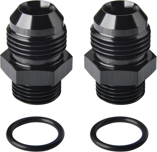 10AN Male Flare to 6AN ORB O-ring Boss Fuel Pump Rail Adapter Fitting Aluminum by Podavelle