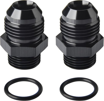 12AN Male Flare to 10AN ORB O-ring Boss Fuel Pump Rail Adapter Fitting Aluminum by Podavelle