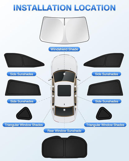 Sunshades for Subaru Crosstrek 2024 2025 2026 Accessories Windshield Sun Shade - Image 5