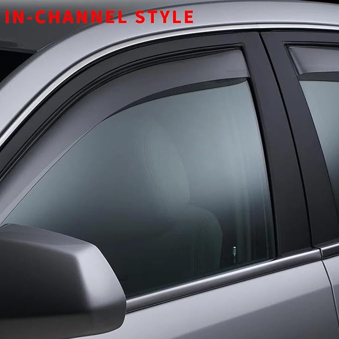 in Channel Rain Guards for Chevrolet Equinox 2018 2019 2020 2021 2022 2023 2024 - Image 3