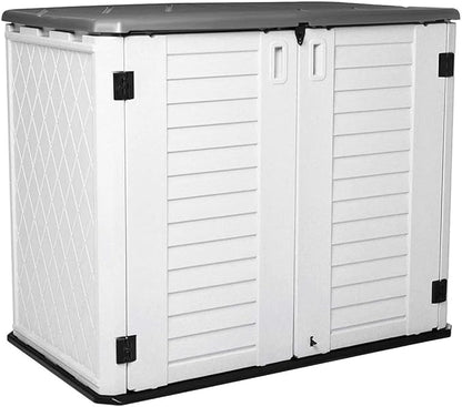 Horizontal Outdoor Garden Storage Shed by KINYING