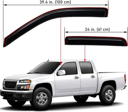 Lightronic Extra Durable Clip-on in-Channel Auto Vent Window Visor, Fits - Image 3