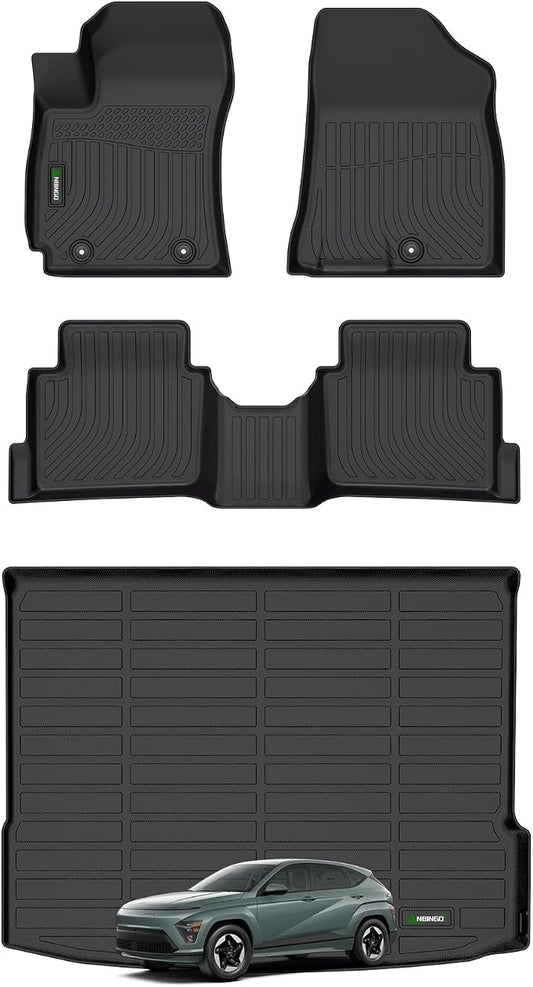 ANBINGO®Floor Mats Fit for Hyundai Kona 2024 2025&Cargo Liners All Weather Mats by ANBINGO