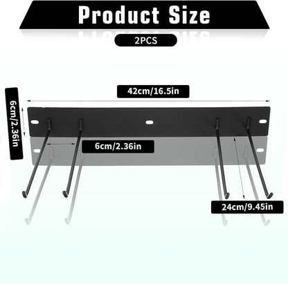 Folding Chair Storage Rack for Chair Organization and Garage Wall Mount Storage - Image 2
