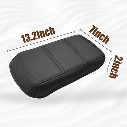 Muslogy for Acadia 2017-2023 Center Console Pad Armrest Cover Vegan Leather - Image 6