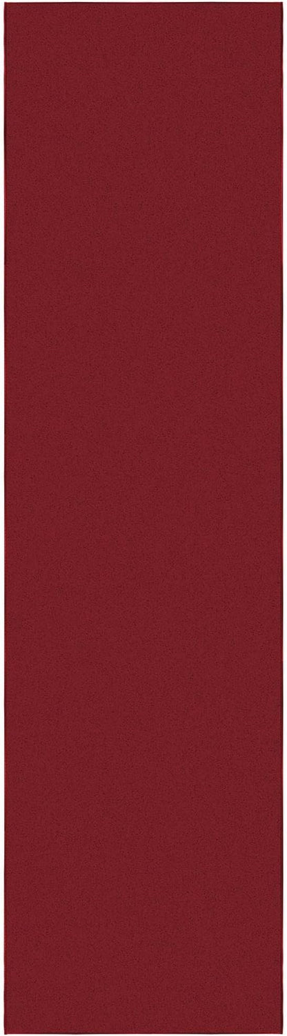 Ottomanson Hallway Runner Rug 2'7" x 9'10" Non Slip Solid Area Rugs Easy to - Image 6