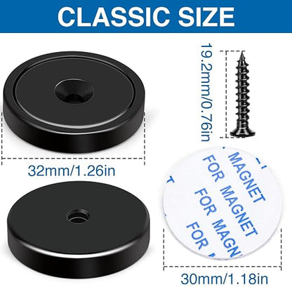 LOVIMAG 100 Pack Strong Neodymium Magnets, 110 LBS Black, - Image 2