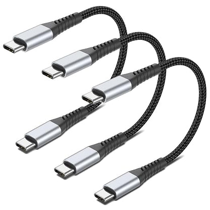 6 inch Braided USB C to C Charger Cable by PEAKLIFT